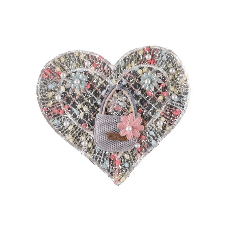 Wholesale Lace bow hairpin accessories headdress brooch embroidery DIY